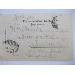 Ukraina, Czerniowce, Czernowitz, sala bilardowa, 1900