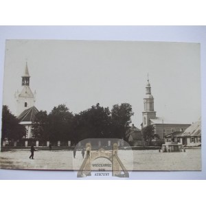 Łotwa, Jaunjelgava, Friedrichstadt, Rynek, ok. 1916