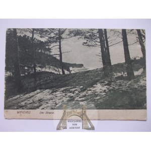 Łotwa, Windawa, Windau, plaża, 1917