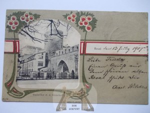 Estonia, Tallinn, Reval, monastery gate, Art Nouveau, 1907