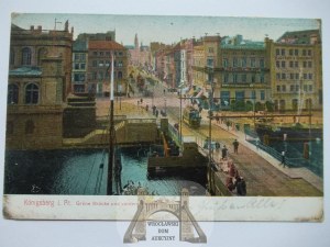 Russia, Königsberg, Konigsberg, bridge, 1907