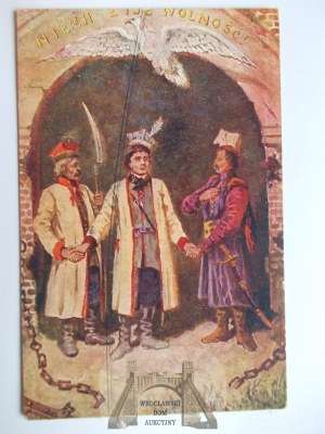 Patriotic, Long Live Freedom, Thaddeus Kosciuszko, circa 1930.