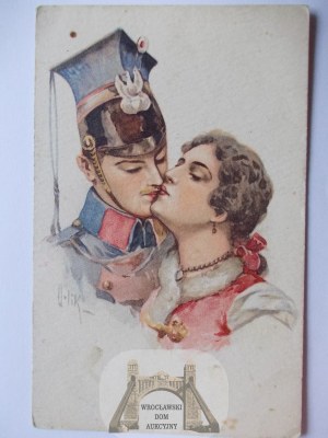 Patriotic, warrior and girl, ca. 1925