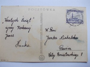 Christmas, painted by B. Tyminska, 1938