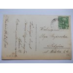 Wielkanoc, Wesołego Alleluja, dzieci w strojach ludowych, 1916