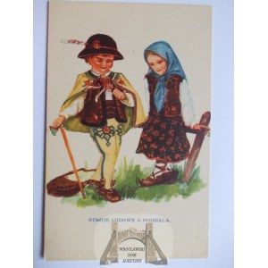Polskie typy ludowe, Podhale, malował A. Ursyn, ok. 1930