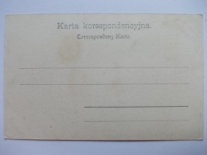 Polish folk types, peasant woman, publisher L. & P. Prague, ca. 1900