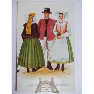 Polskie typy ludowe, Krobia, malował W. Boratyński, ok. 1929