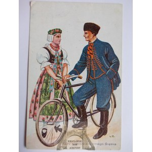 Polskie typy ludowe, Górny Śląsk, malował W. Boratyński, ok. 1930
