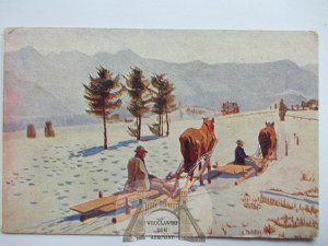 Polish Painting, A. Terlecki, in Podhale, ca. 1924