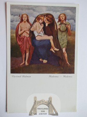 Polish Painting, Vastimil Hofman, Madonna, circa 1930.
