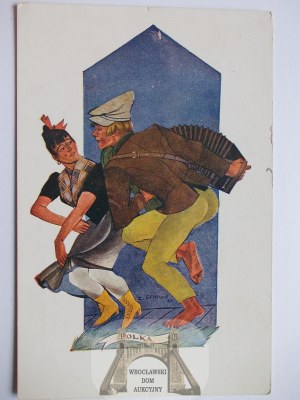 Polish Painting, Zofia Stryjeńska, Polka, circa 1930.