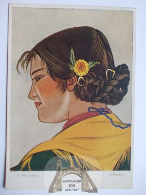 Polish Painting, Zofia Stryjeńska, from Podhale, circa 1930.