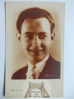 Polish actor, Zbyszko Sawan, film Dzikuska, ca. 1928