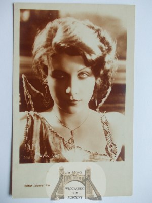 Polish actress, Alicja Borg, film Dzikuska, ca. 1928