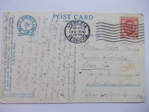 Ship, Transatlantic, SS Polonia, Baltic America Line, 1927