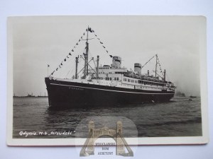 Ship, Transatlantic, MS Piłsudski, ca. 1935