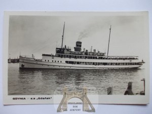 Gdynia, ship, steamer, SS Gdansk, ca. 1930