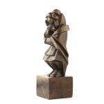 Władysław Jania (1913 Mszana Dolna - 2008 Warszawa), Dziewczynka z indykiem, ok. 1933