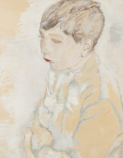 Leopold Gottlieb (1879 Drohobycz - 1934 Paryż), Siedzący chłopiec, lata 30. XX w.