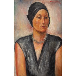 Wacław Wąsowicz (1891 Warsaw - 1942 Wilanów), Portrait of Zofia, the artist's wife, 1929