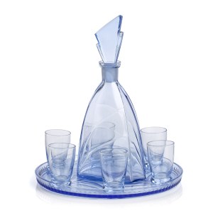 Carafe and tray, pattern 1531