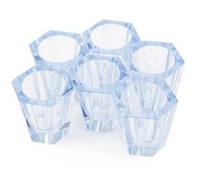 Set of decanter and six glasses