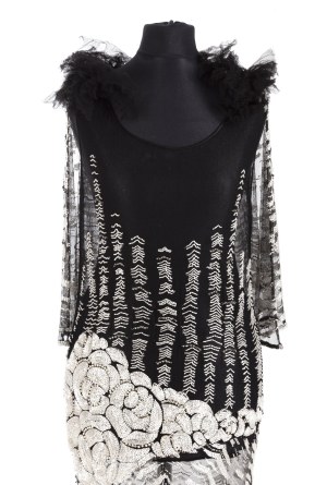 Evening dress, France (?), 1930s.