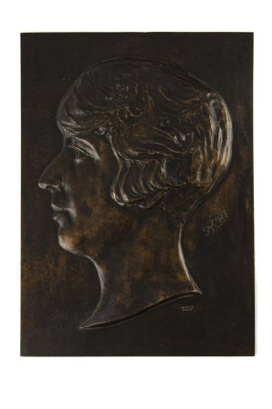 Stanislaw Kozubek, Plate with profile, 1927
