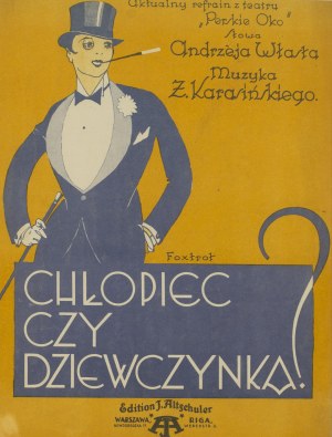 Cover sheet music of the foxtrot 
