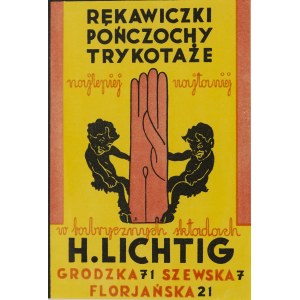 Reklama Rękawiczki, pończochy, trykotaże