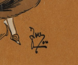 Germaine-Paule Joumard \ Joujou (1898 - 1950), Fashion drawing for the monthly magazine Très Parisien, 1920s/30s.