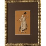 Germaine-Paule Joumard \ Joujou (1898 - 1950), Rysunek modowy do miesięcznika Très Parisien, lata 20./30. XX w.