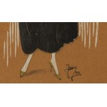 Germaine-Paule Joumard \ Joujou (1898 - 1950), Rysunek modowy do miesięcznika Très Parisien, lata 20./30. XX w.