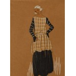 Germaine-Paule Joumard \ Joujou (1898 - 1950), Rysunek modowy do miesięcznika Très Parisien, lata 20./30. XX w.