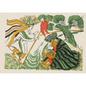 Zofia Stryjeńska (1891 Kraków - 1976 Genewa), Pascha. Pieśń o Zmartwychwstaniu Pańskiem