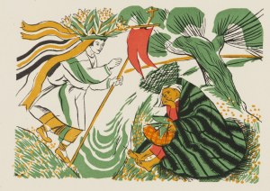 Zofia Stryjeńska (1891 Krakow - 1976 Geneva), Pascha. Song about the Resurrection of the Lord