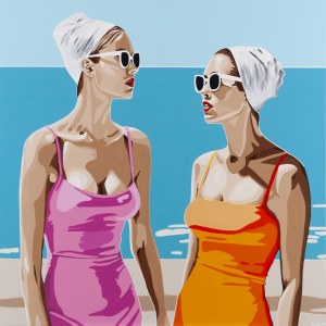 Kasia Davies (ur. 1970, Łódź), Sur la plage, 2025
