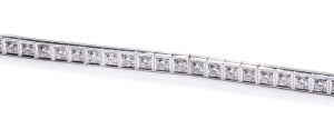Bracelet with diamonds, early 21st century jewelry, white gold pr. ~ 