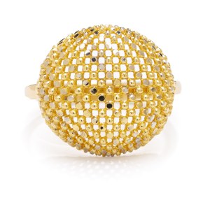 Gold ring, early 21st century jewelry, pr. gold 