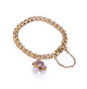 Bracelet with amethyst pendant, 2nd half of 20th century jewelry, pr. 