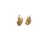 Schmuckset mit Opal-Perl- und Diamantbesatz