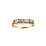 Paar Halbmemory-Ringe