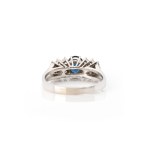 Saphir-Diamantring