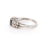 Saphir-Diamantring