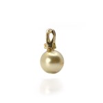 Set Ringe und Anhänger mit Perlbesatz