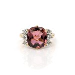 Morganit-Diamantring