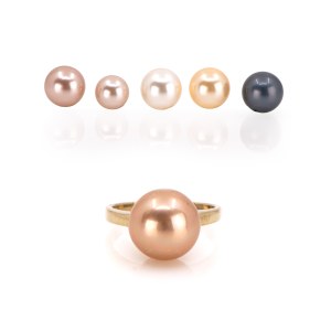 Ring mit austauschbarer Perle