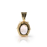 Ring und Anhänger mit Morganitbesatz