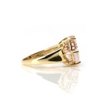 Ring und Anhänger mit Morganitbesatz